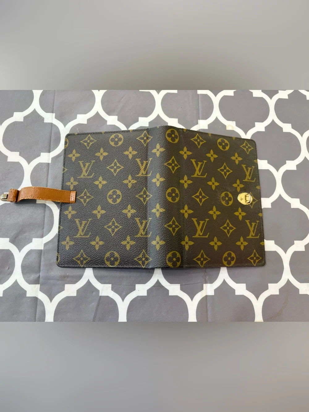 Vintage Louis Vuitton Saks Fifth Avenue Monogram Canvas Notebook Agenda Cover
